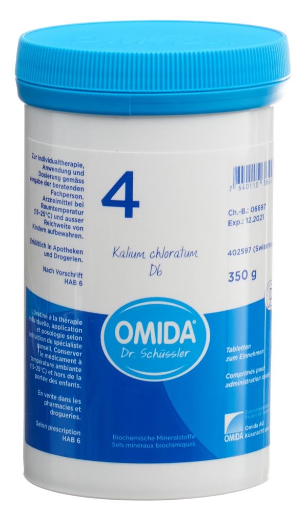 Omida Nr4 Kalium chloratum 6 D, Hauptbild