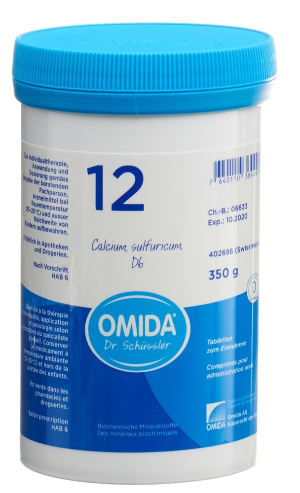 Omida no12 calcium sulfuricum 6 D, image principale