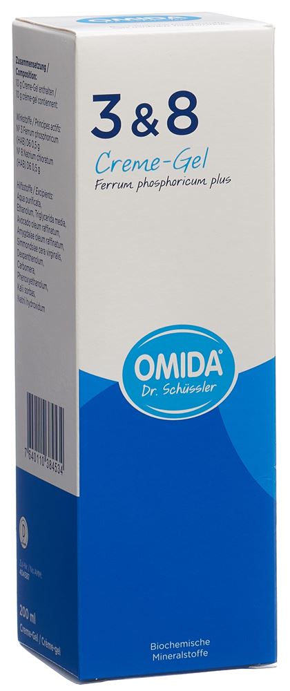 Omida no3&8 ferrum phosphoricum plus crème-gel, image principale