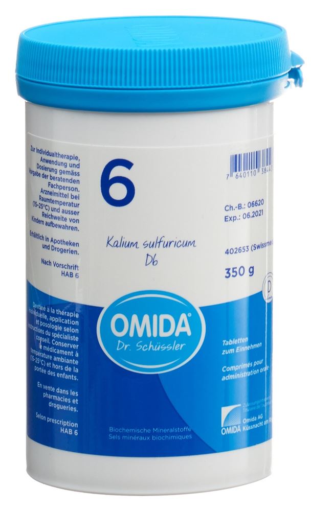 Omida no6 kalium sulfuricum 6 D, image principale