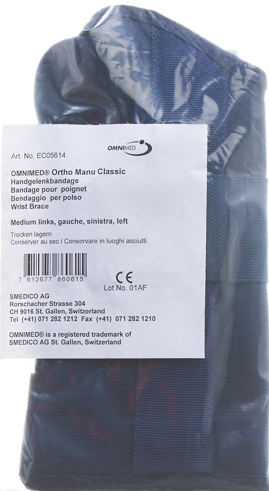 Omnimed Ortho Manu Classic Handgelenkbandage, Hauptbild