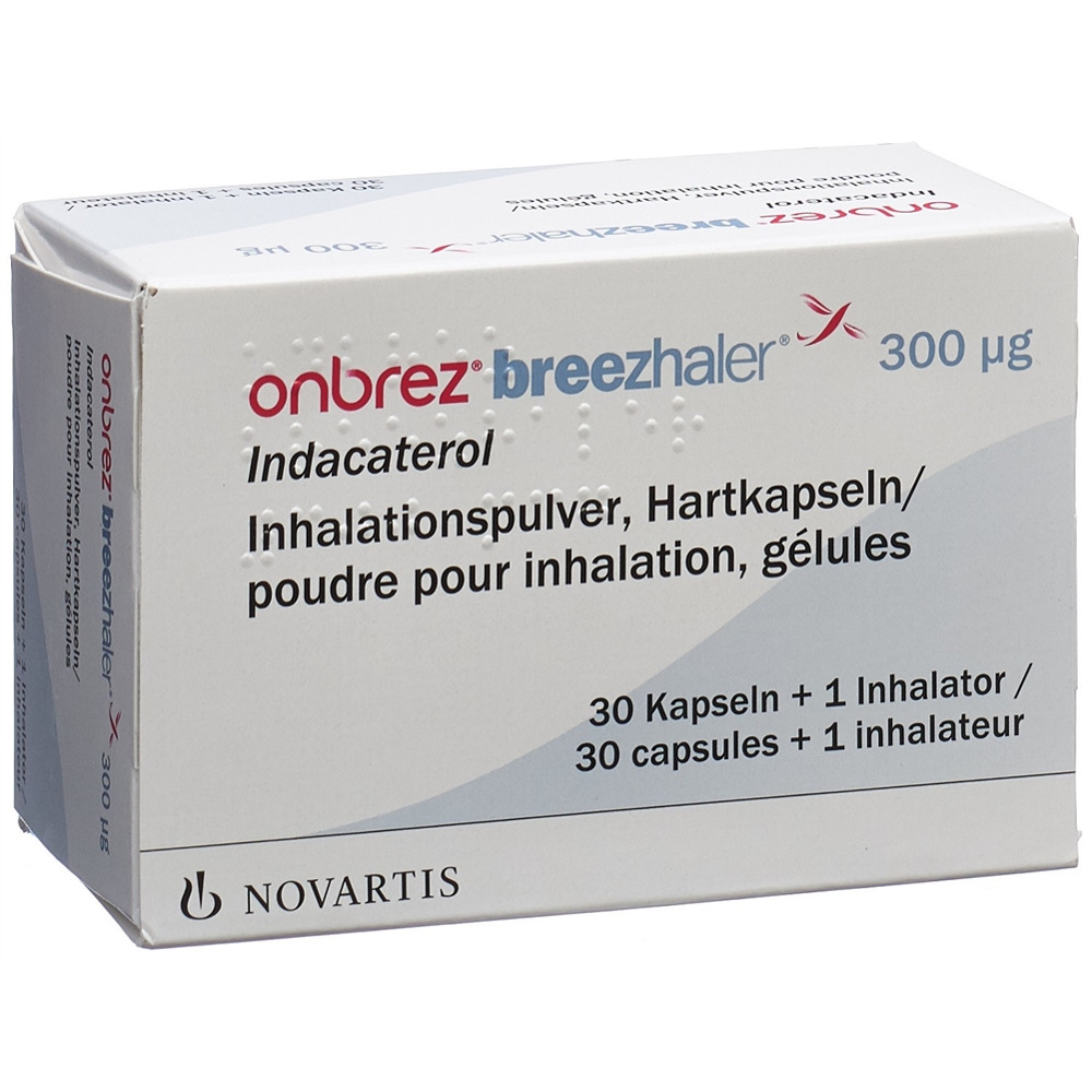 ONBREZ caps inh 0.3 mg blist 30 pce, image principale