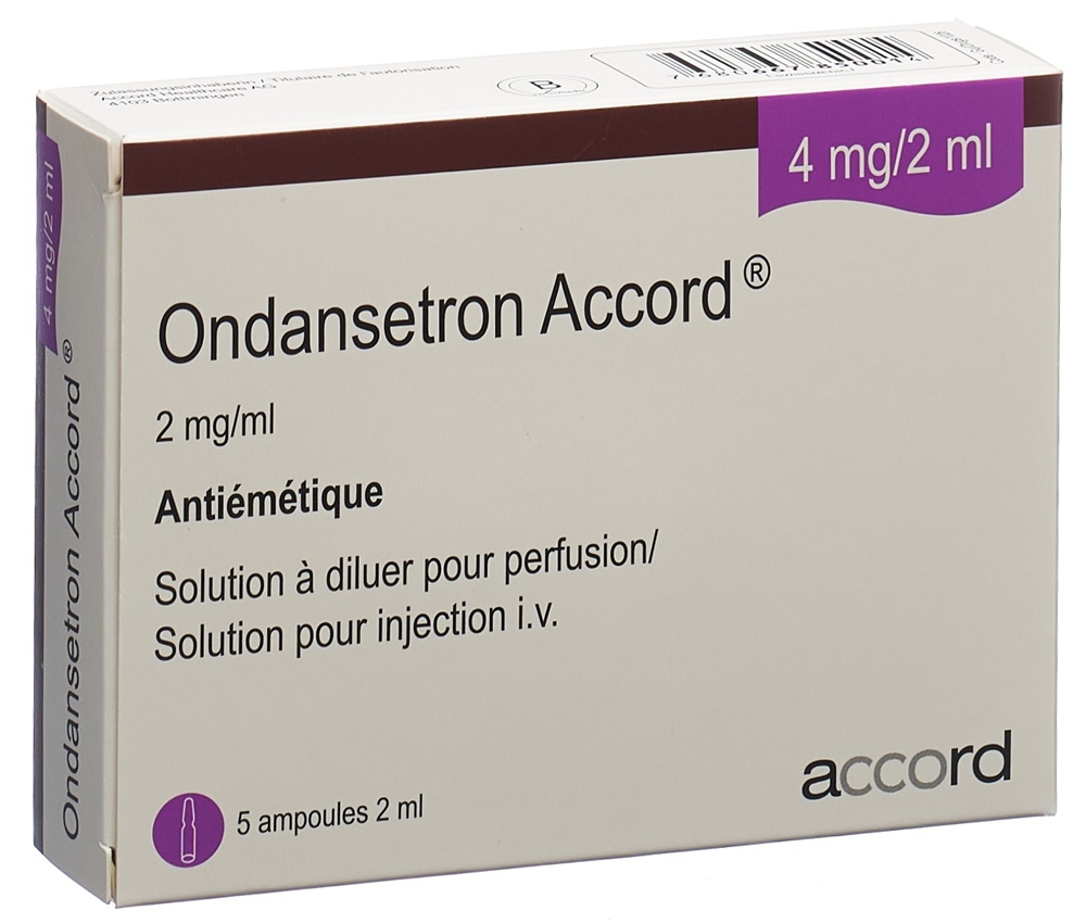 ONDANSETRON Accord 4 mg/2ml, image 2 sur 2