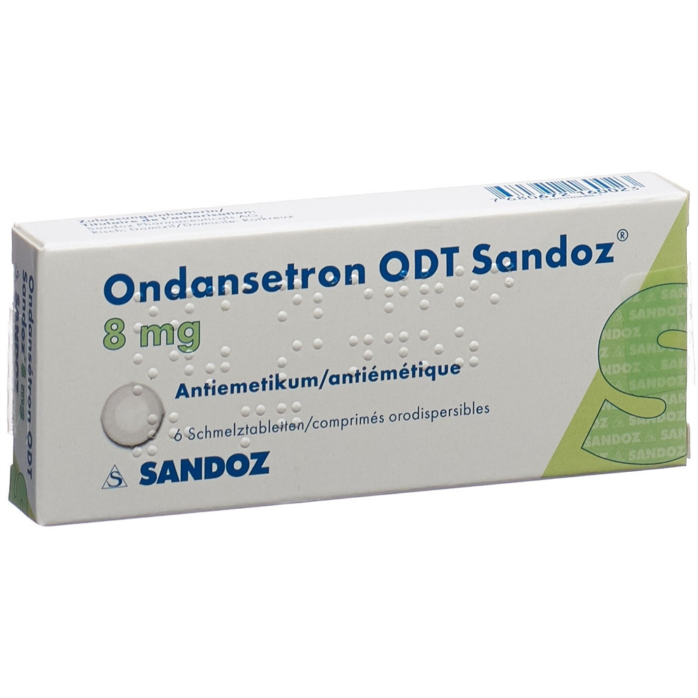 ONDANSETRON ODT Sandoz 8 mg, image principale