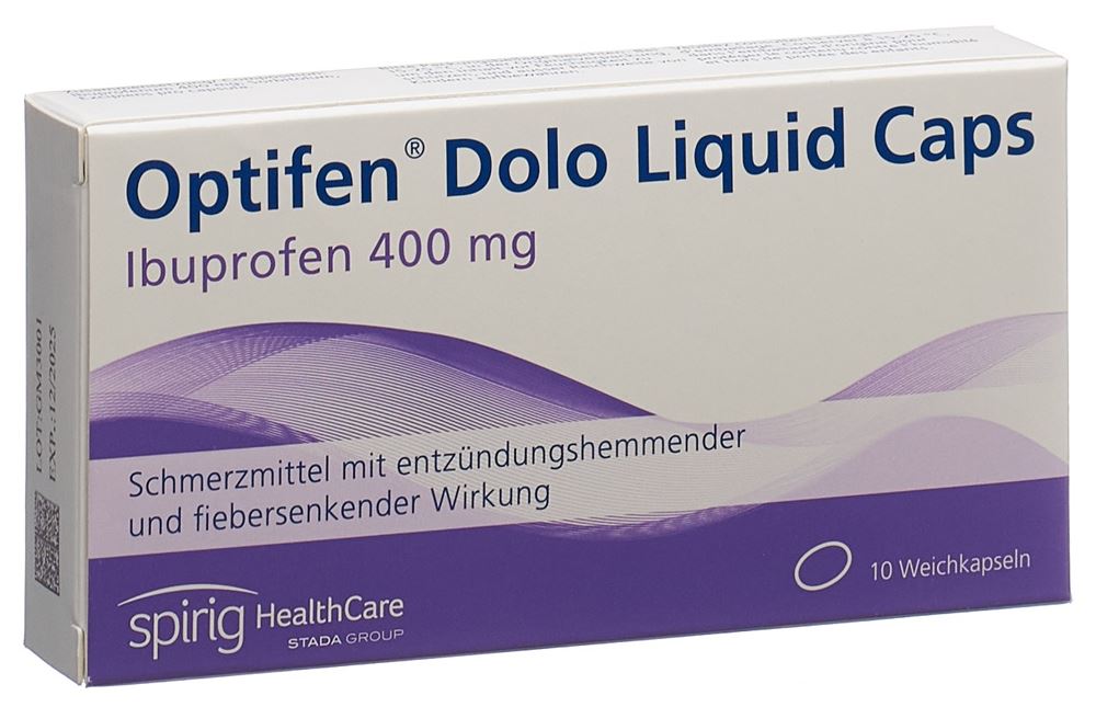 OPTIFEN Dolo Liquid Caps 400 mg, Hauptbild