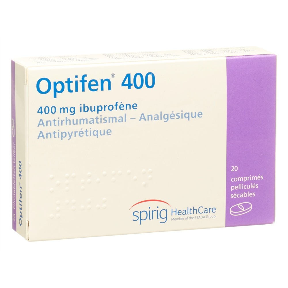 OPTIFEN Filmtabl 400 mg Blist 20 Stk, Bild 2 von 2