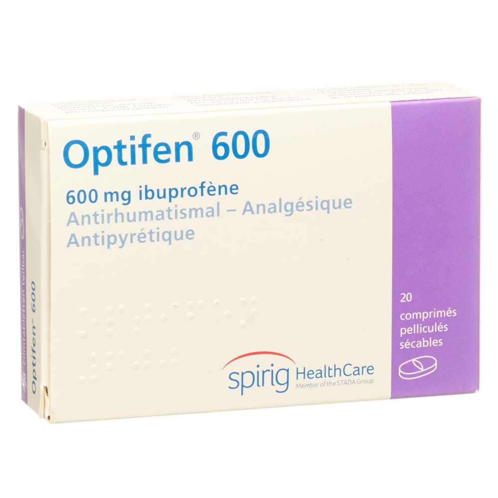 OPTIFEN Filmtabl 600 mg Blist 20 Stk, Bild 2 von 2