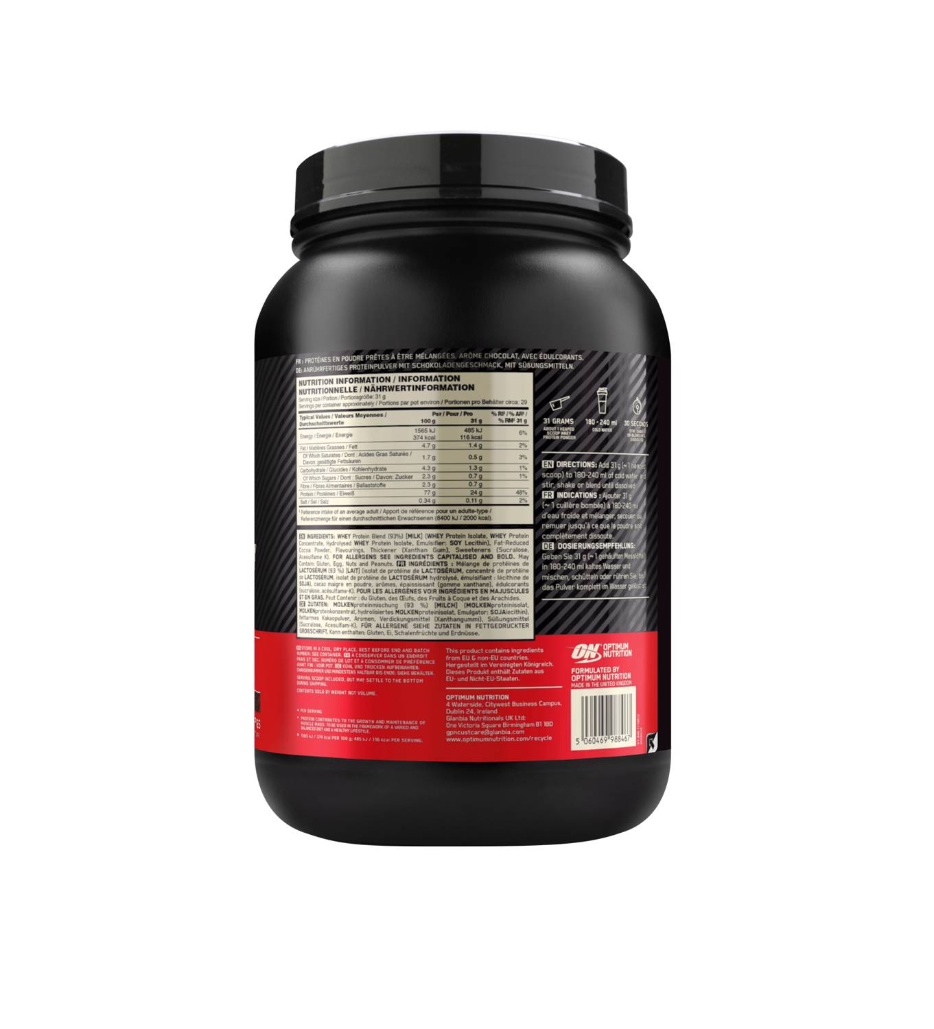 OPTIMUM 100% Whey Gold Standard, image 3 sur 4