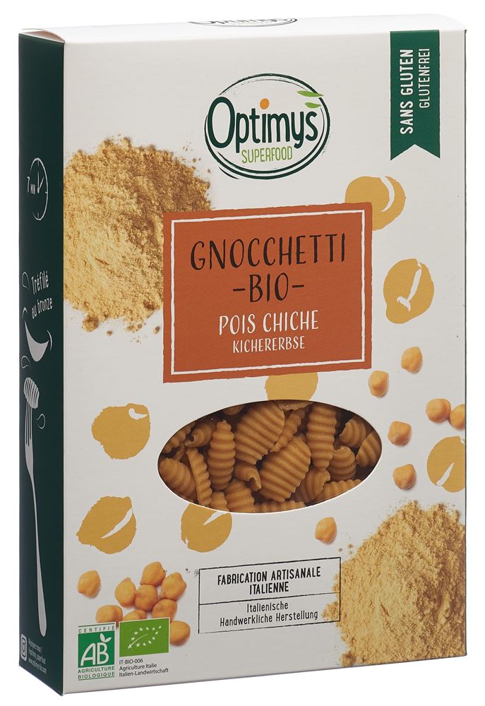 OPTIMYS Gnocchetti de Pois Chiche