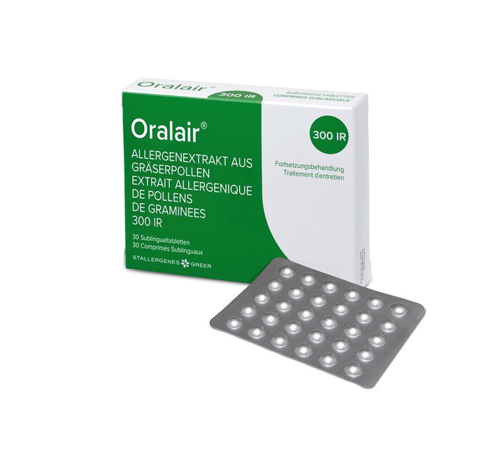 ORALAIR cpr subling 300 IR blist 30 pce, image principale