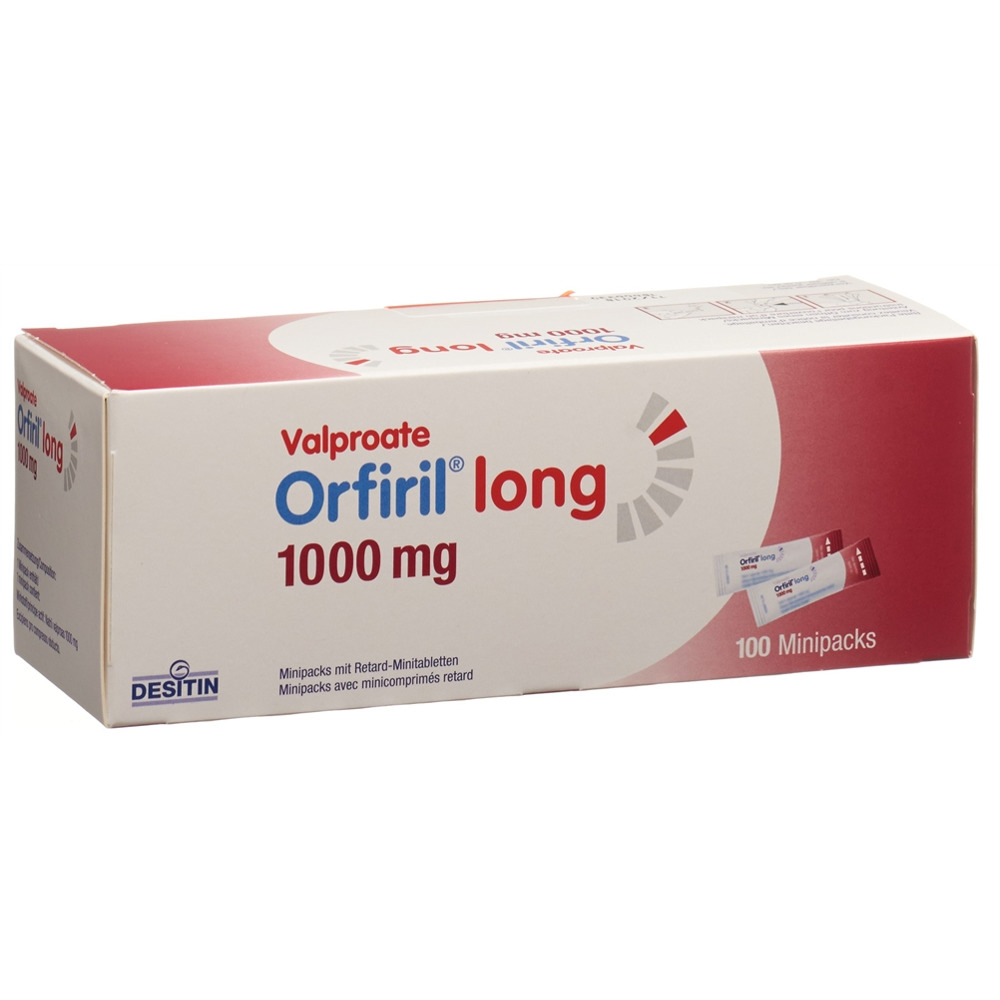 ORFIRIL long Minipacks avec mini-comprimés retard 1000 mg, image principale