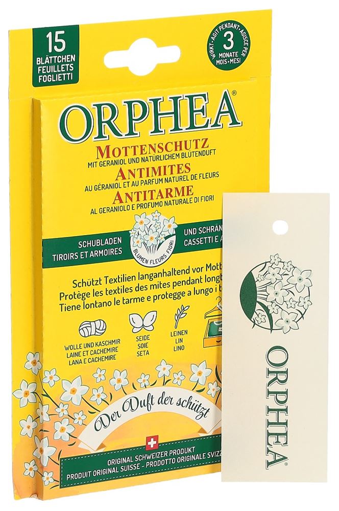 ORPHEA feuilles antimite fleurs, image 3 sur 4
