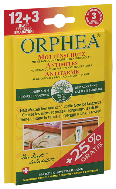 ORPHEA Mottenschutz Blätter Blütenduft