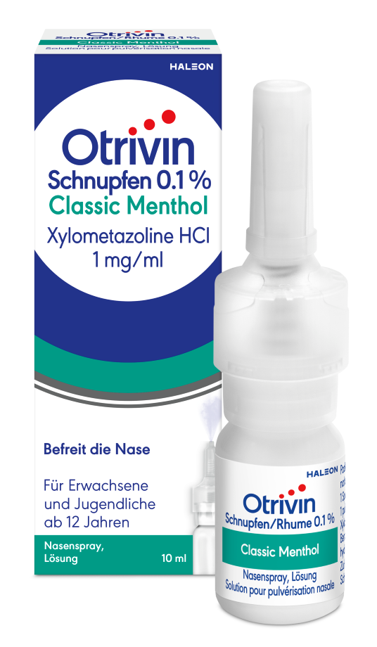OTRIVIN Schnupfen Classic Menthol 0.1 %, Hauptbild