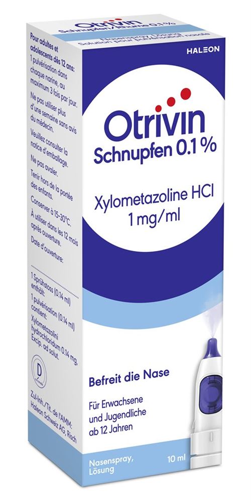 OTRIVIN Schnupfen 0.1 %, Hauptbild
