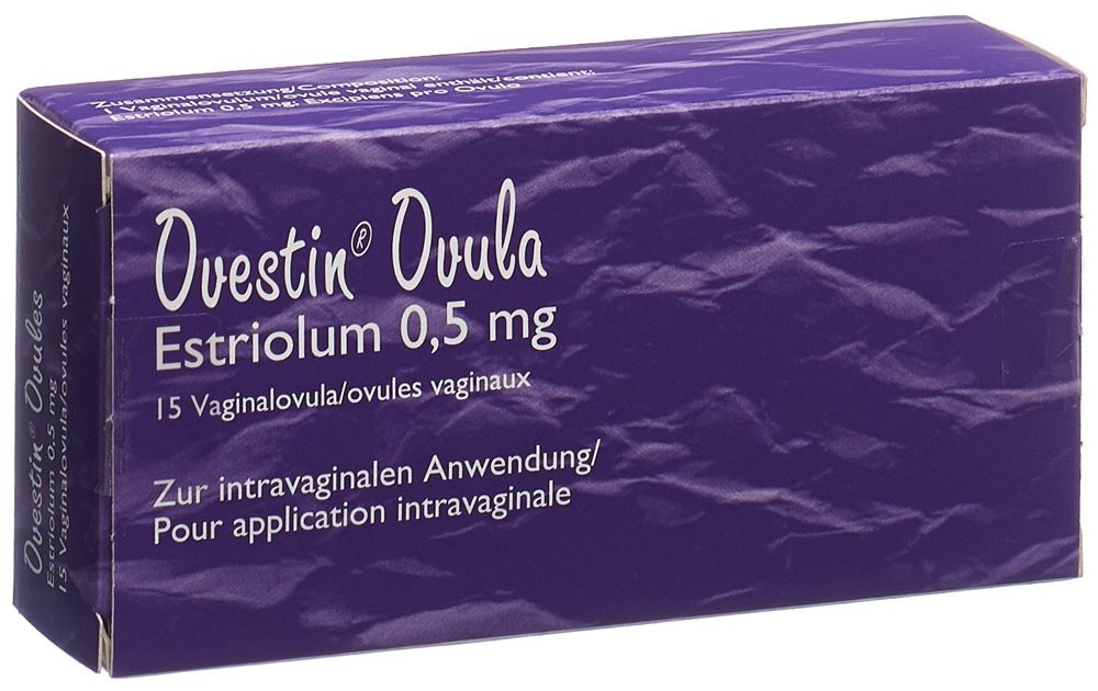 OVESTIN ovule 0.5 mg 15 pce, image principale