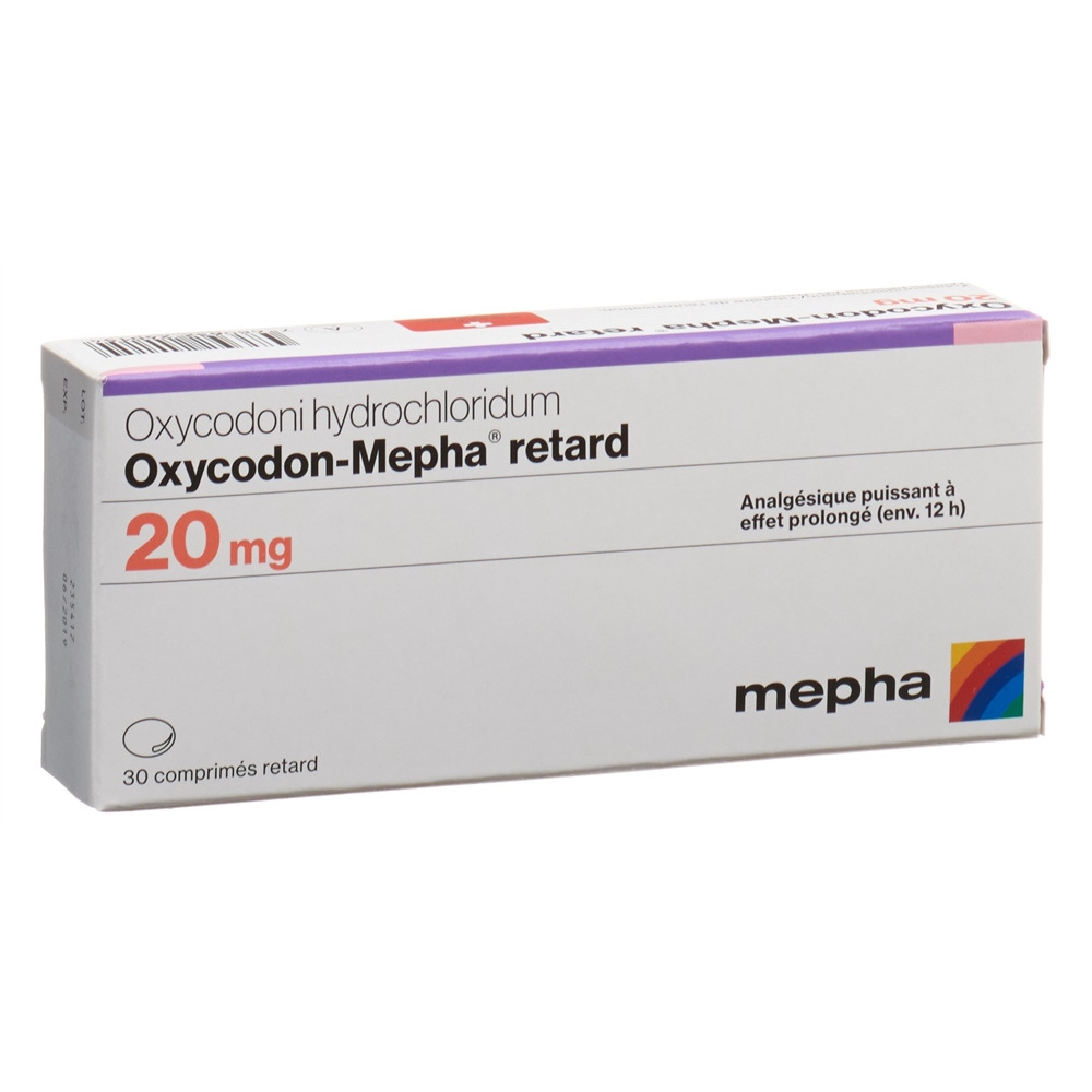 OXYCODONE Mepha 20 mg, image 2 sur 2