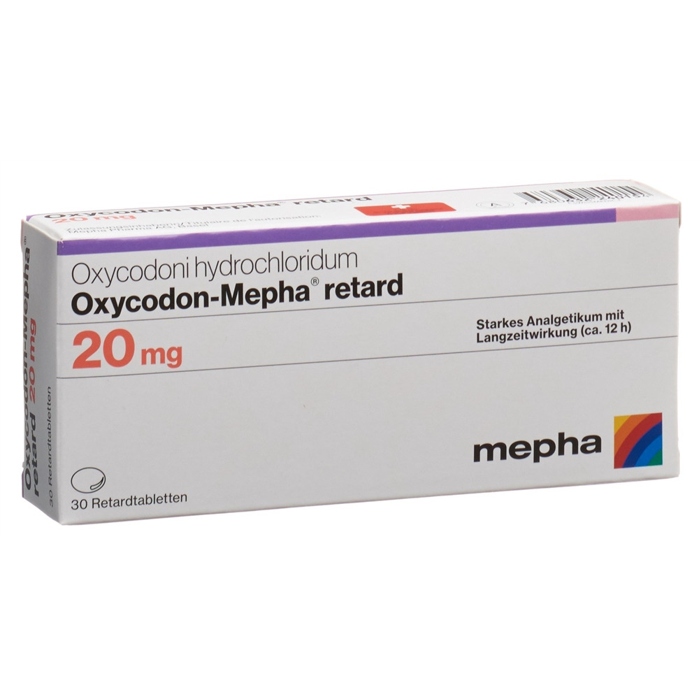 OXYCODONE Mepha 20 mg, image principale