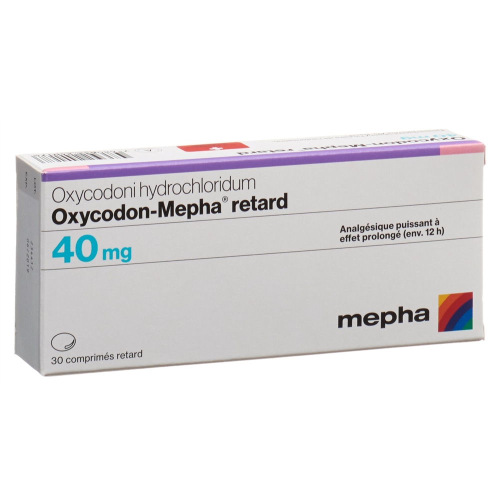 OXYCODONE Mepha 40 mg, image 2 sur 2