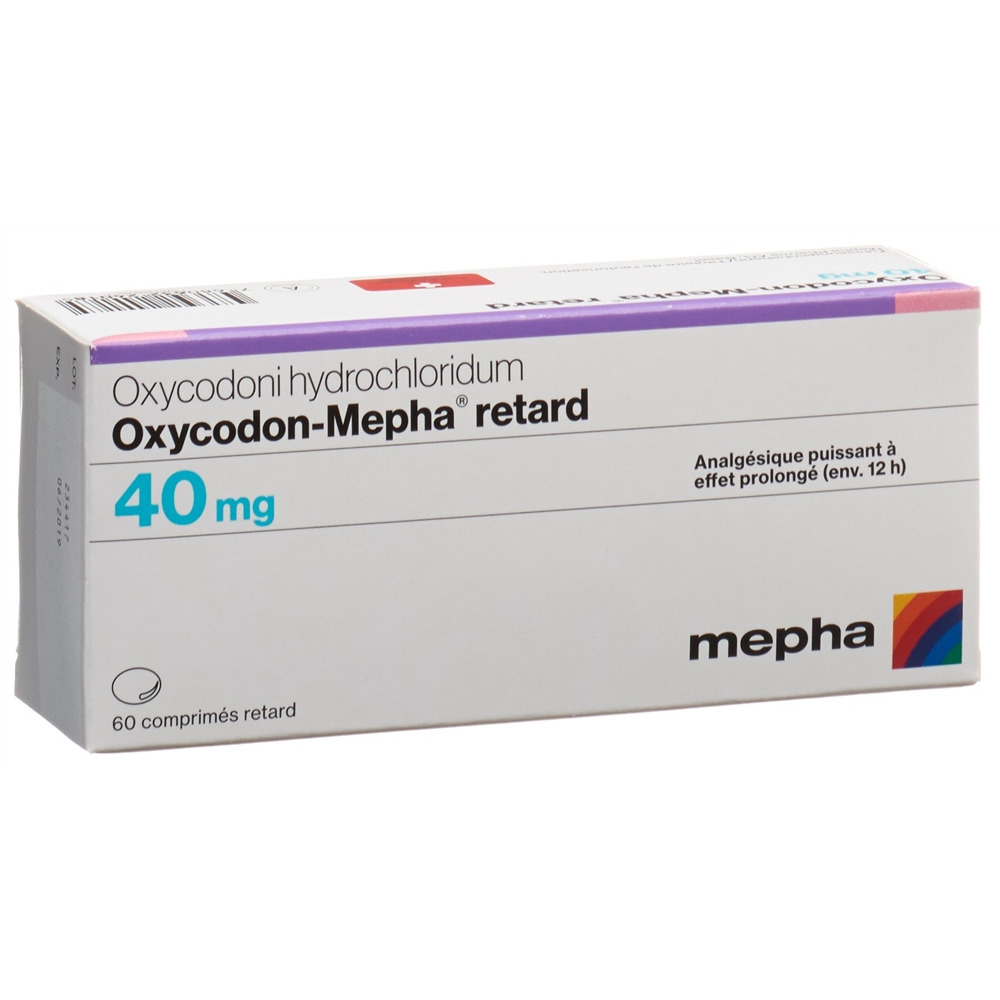 OXYCODONE Mepha 40 mg, image 2 sur 2