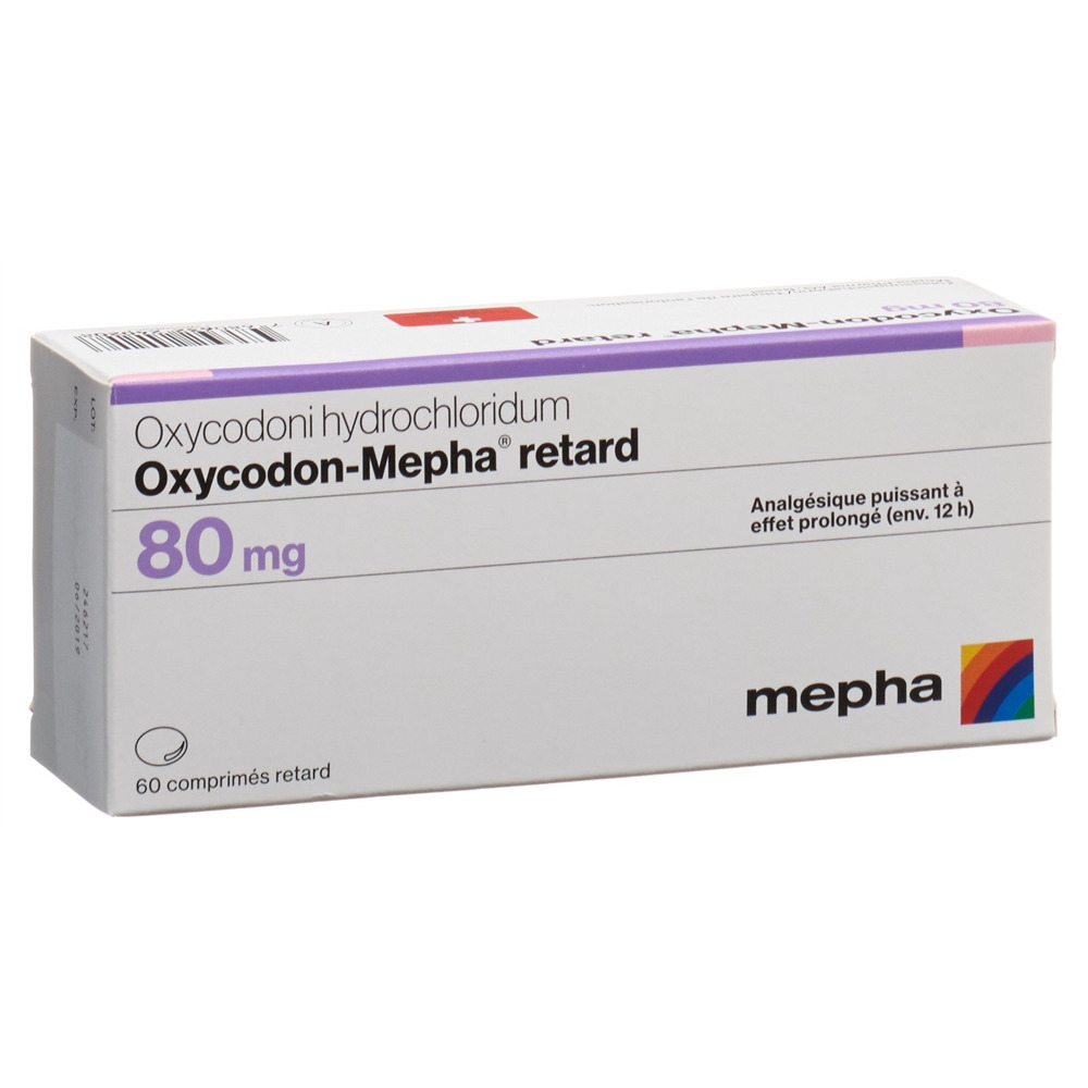 OXYCODONE Mepha 80 mg, image 2 sur 2