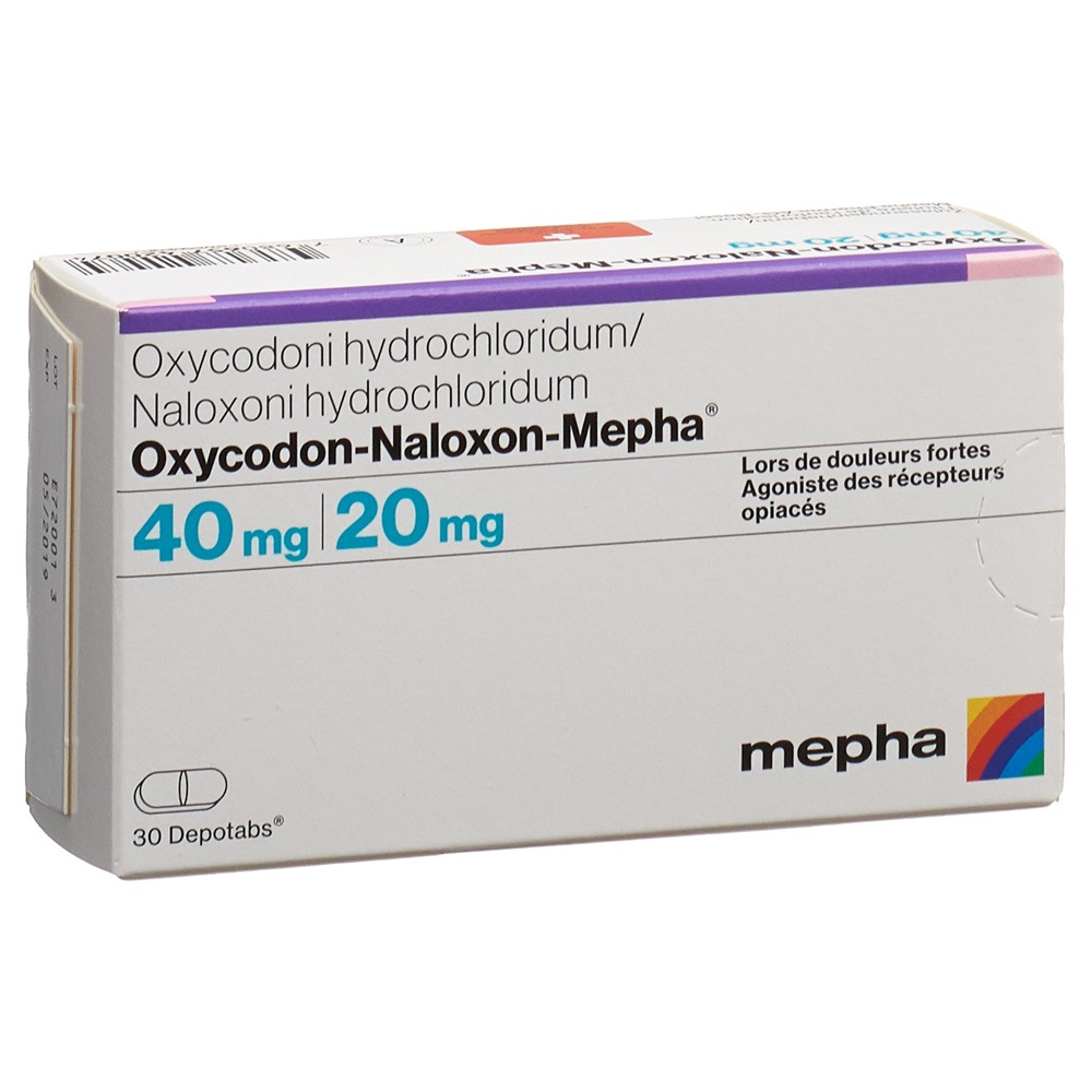 OXYCODONE NALOXONE Mepha, image 2 sur 2