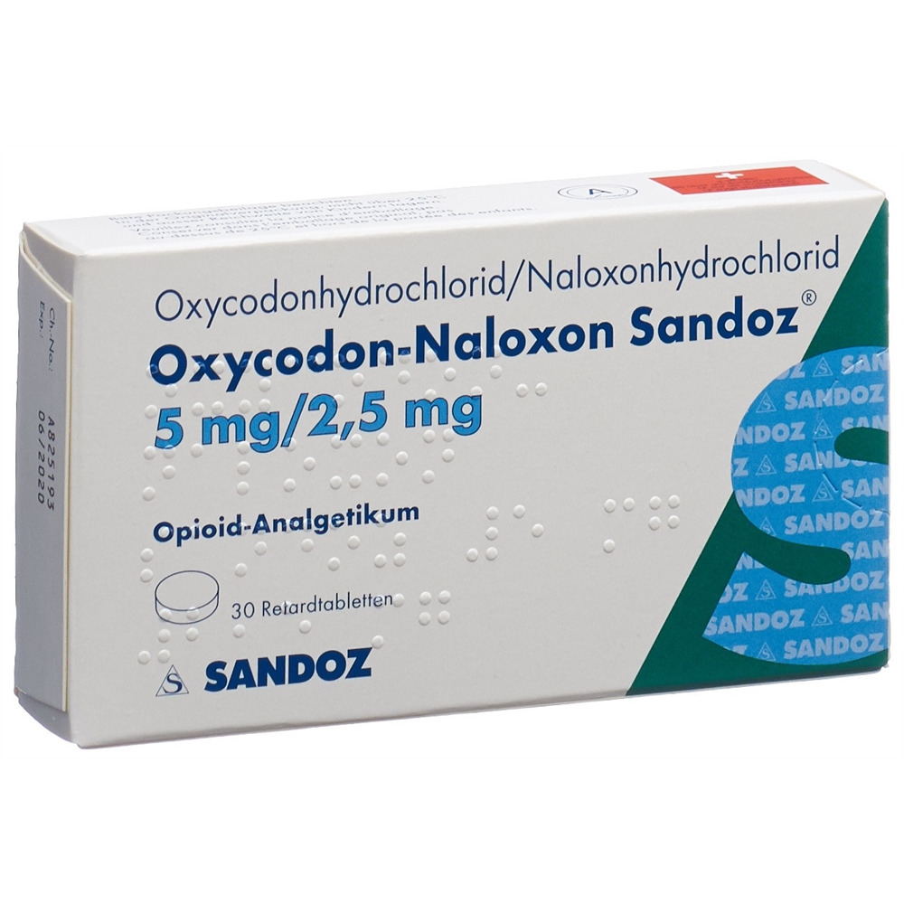 OXYCODONE NALOXONE Sandoz, Hauptbild