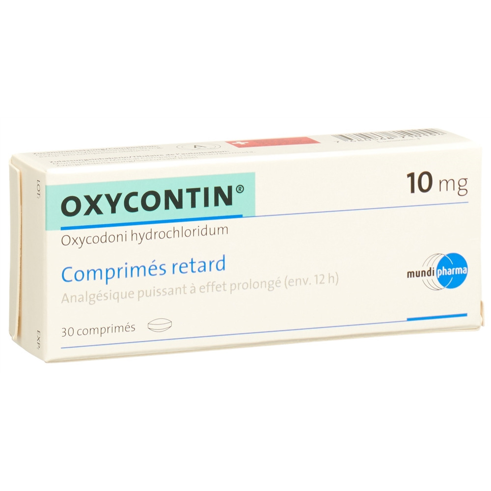 OXYCONTIN cpr ret 10 mg blist 30 pce, image 2 sur 2