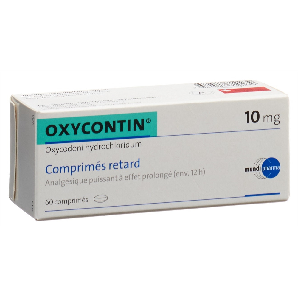 OXYCONTIN cpr ret 10 mg blist 60 pce, image 2 sur 2