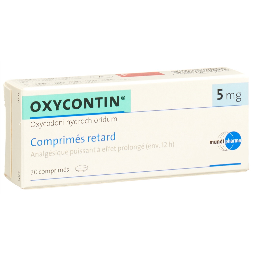 OXYCONTIN cpr ret 5 mg blist 30 pce, image 2 sur 2