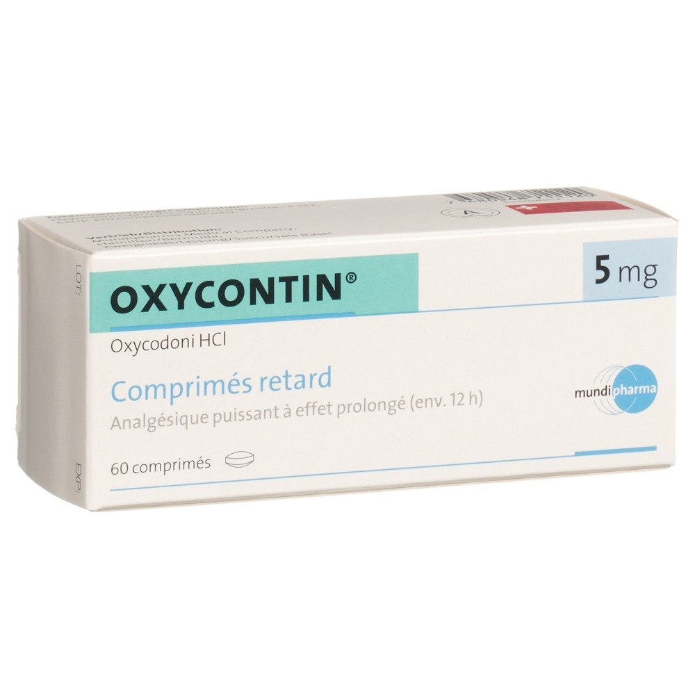 OXYCONTIN cpr ret 5 mg blist 60 pce, image 2 sur 2