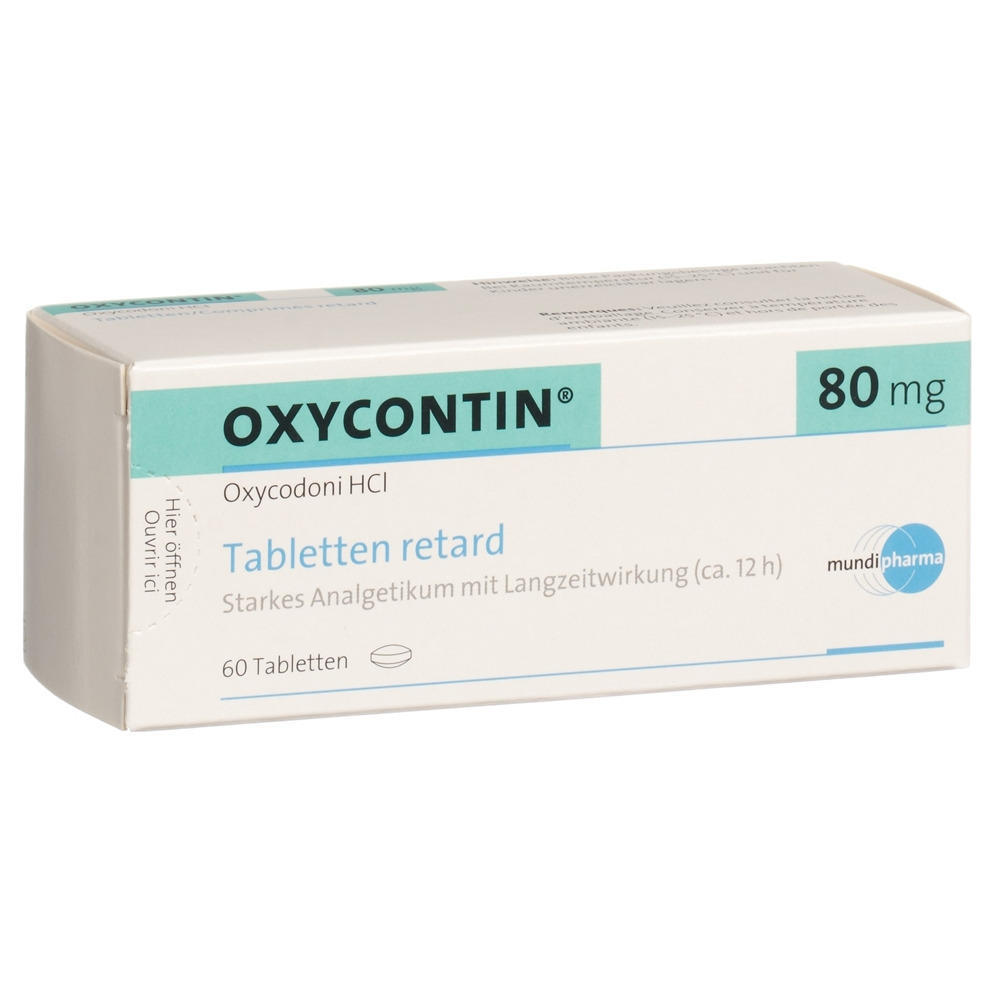 OXYCONTIN cpr ret 80 mg blist 60 pce, image principale