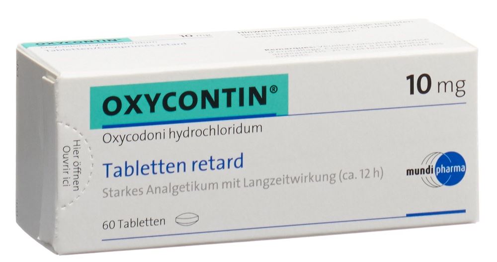 OXYCONTIN Ret Tabl 10 mg Blist 60 Stk, Hauptbild