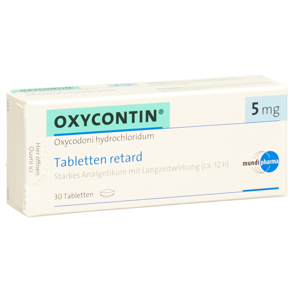 OXYCONTIN Ret Tabl 5 mg Blist 30 Stk, Hauptbild