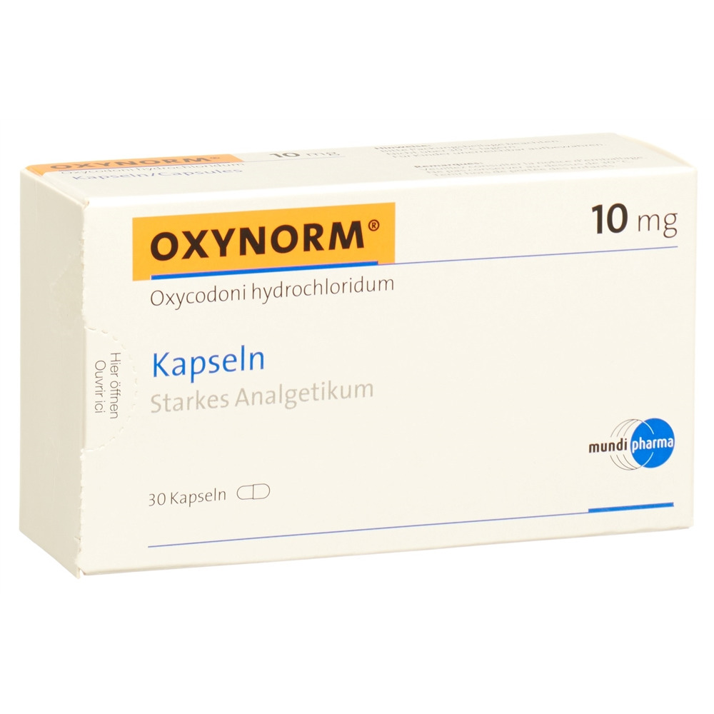 Oxynorm caps 10 mg blist 30 pce, image principale