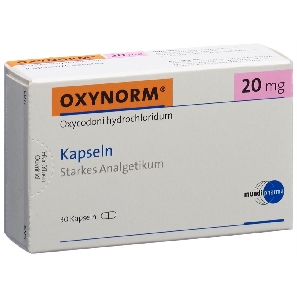 Oxynorm Kaps 20 mg Blist 30 Stk, Hauptbild