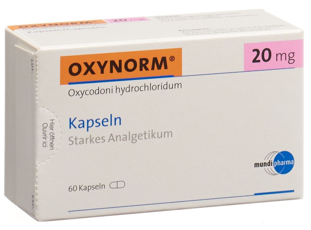 Oxynorm Kaps 20 mg Blist 60 Stk, Hauptbild