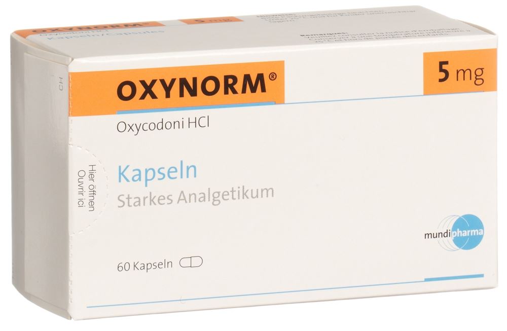 Oxynorm Kaps 5 mg Blist 60 Stk, Hauptbild