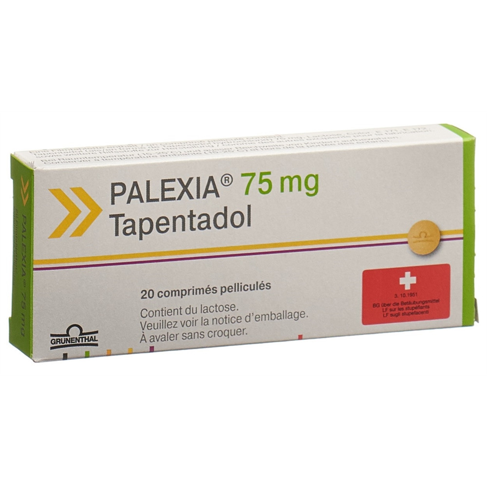 PALEXIA cpr pell 75 mg blist 20 pce, image 2 sur 2