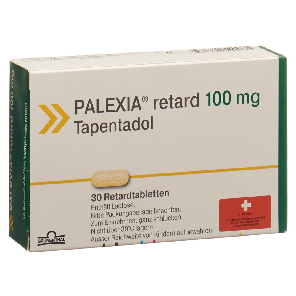 PALEXIA cpr ret 100 mg blist 30 pce, image principale