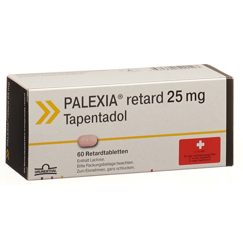 PALEXIA cpr ret 25 mg blist 60 pce, image principale