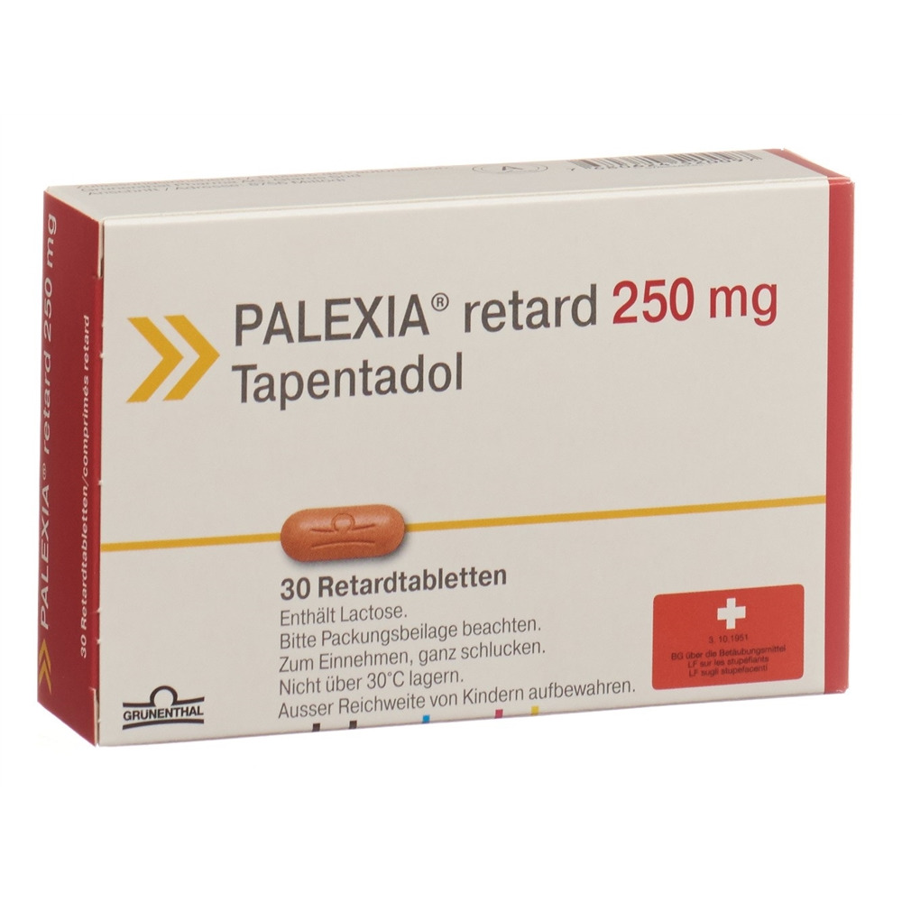 PALEXIA cpr ret 250 mg blist 30 pce, image principale