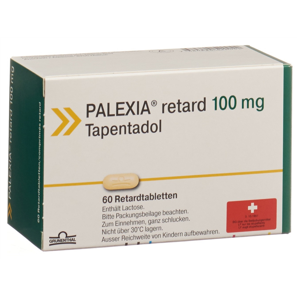 PALEXIA Ret Tabl 100 mg Blist 60 Stk, Hauptbild