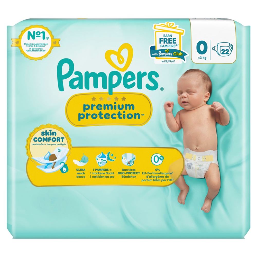 PAMPERS Premium Protection New Baby