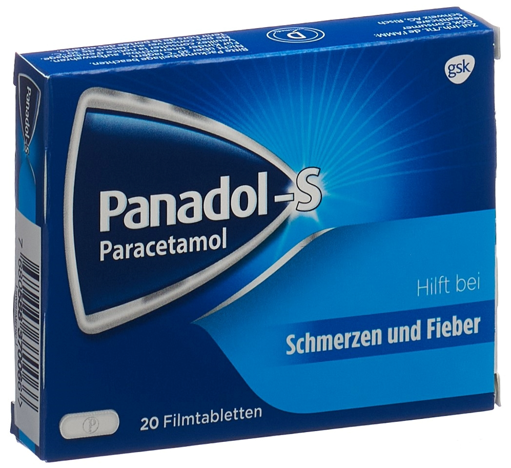 Panadol S 500 mg, Hauptbild