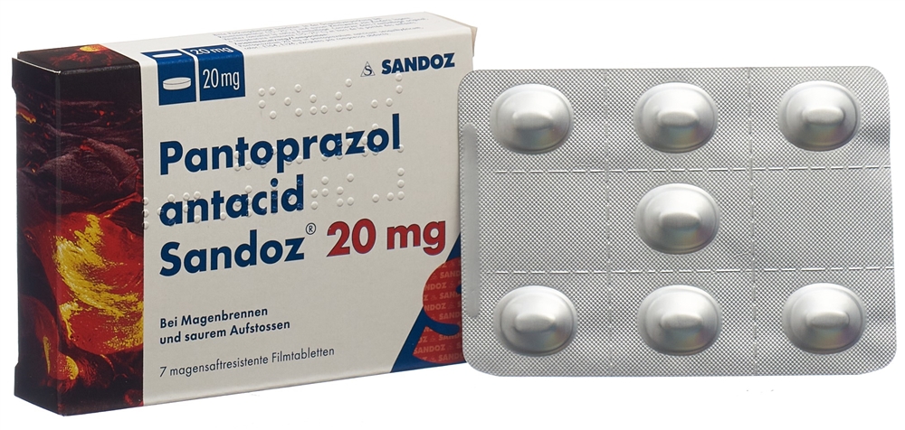 PANTOPRAZOLE Sandoz 20 mg, Bild 2 von 4