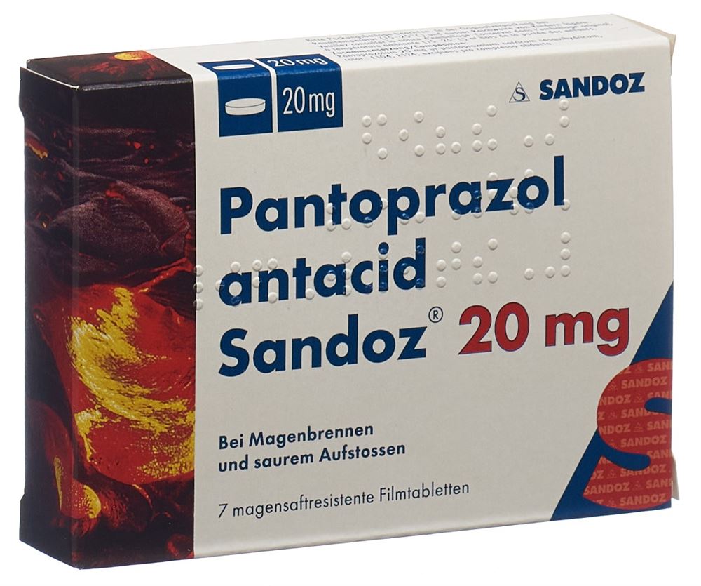 PANTOPRAZOLE Sandoz 20 mg, Hauptbild
