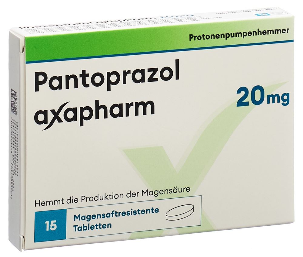 PANTOPRAZOLE axapharm 20 mg, Hauptbild