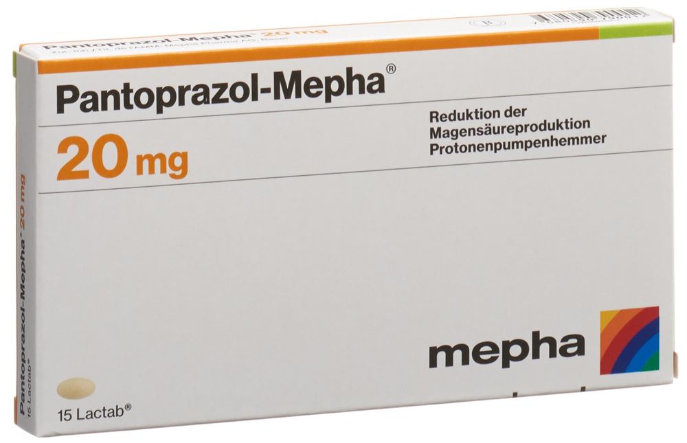 PANTOPRAZOLE Mepha 20 mg, image principale