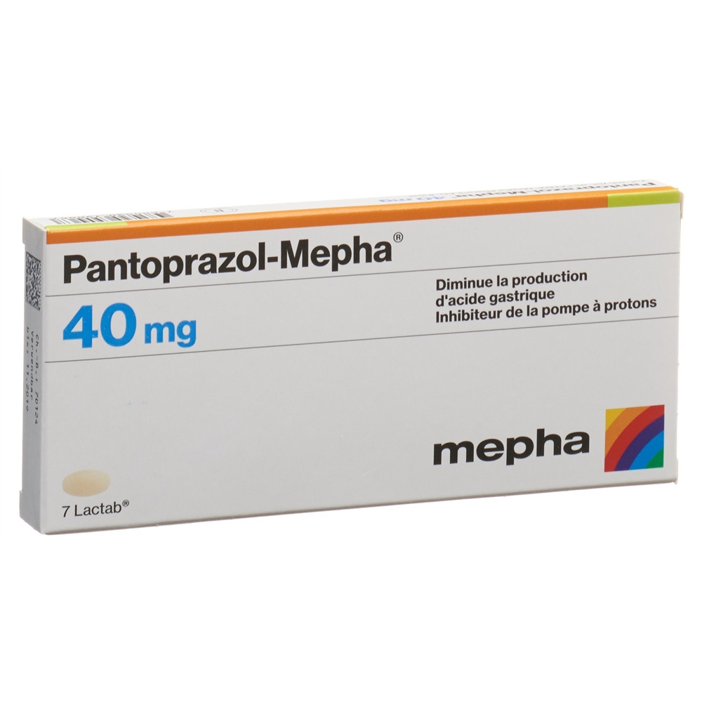 PANTOPRAZOLE Mepha 40 mg, image 2 sur 2